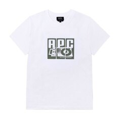 아페쎄 COBQX M26485 AAB WHITE 공용 반팔티 썸네일 1