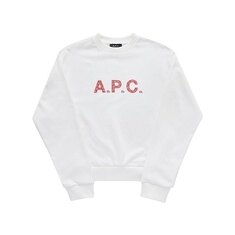 아페쎄 COEIP F27887 TAB BLANC/ROUGE 여성 맨투맨 썸네일 1