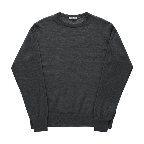 오라리 A24SP02FG DARK GRAY 남성 니트 - Auralee