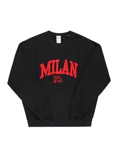 와일드동키 FG-MILAN BLACK 공용 맨투맨 썸네일 2