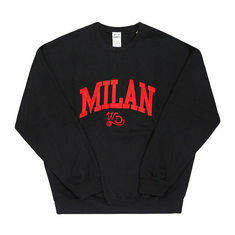 와일드동키 FG-MILAN BLACK 공용 맨투맨 썸네일 1