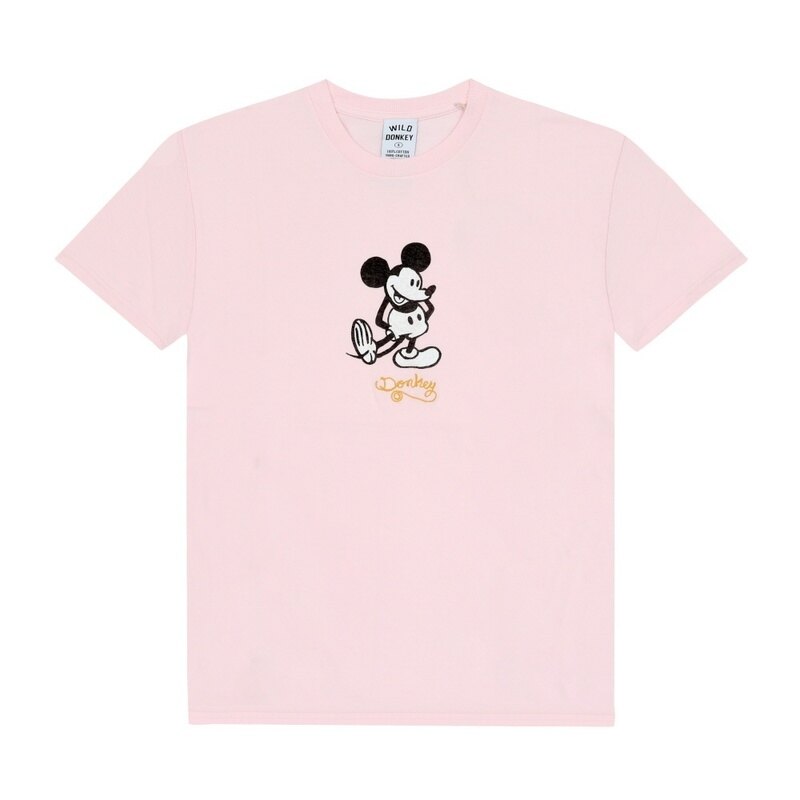 와일드동키 T-MICKEY SW LIGHT PINK 공용 반팔티 - Wild Donkey