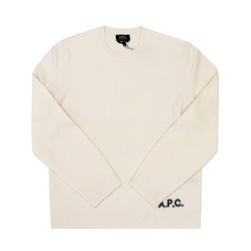 아페쎄 WVBDJ H23059 AAD ECRU 남성 니트 - A.P.C.