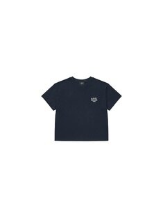 아페쎄 COHBM F26389 TIQ DARK NAVY/ECRU 여성 반팔티 썸네일 2