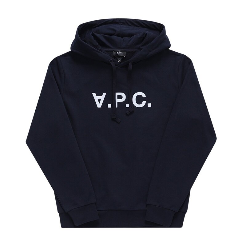 아페쎄 COHBN M27908 TIQ DARK NAVY/ECRU 공용 후드티 - A.P.C.