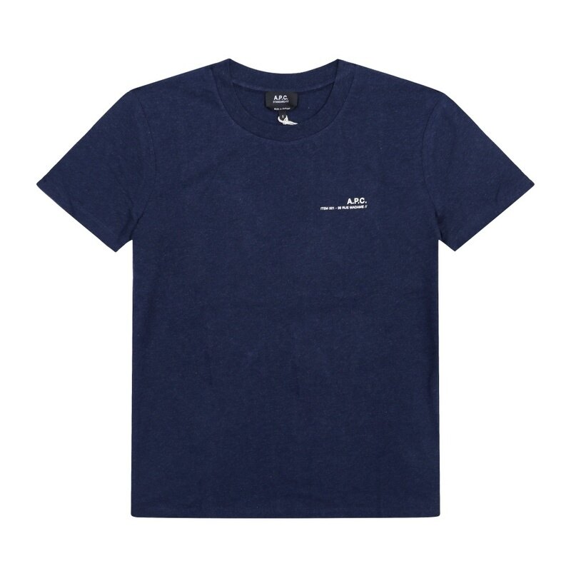 아페쎄 COHBO M26404 PIA MARINE CHINE 공용 반팔티 - A.P.C.