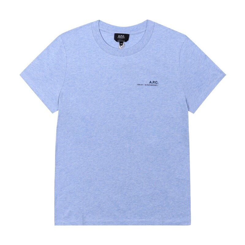 아페쎄 COHBO M26404 PIK BLEU CIEL CHINE 공용 반팔티 - A.P.C.