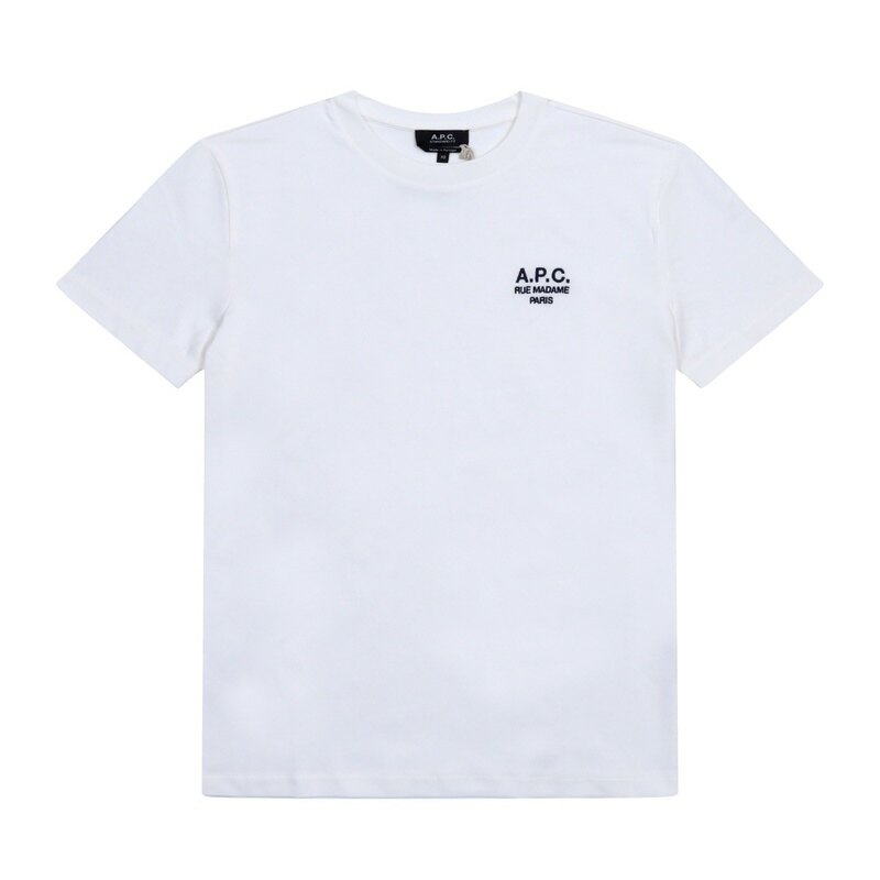 아페쎄 COHBU M26388 TAE WHITE/DARK NAVY 공용 반팔티 - A.P.C.