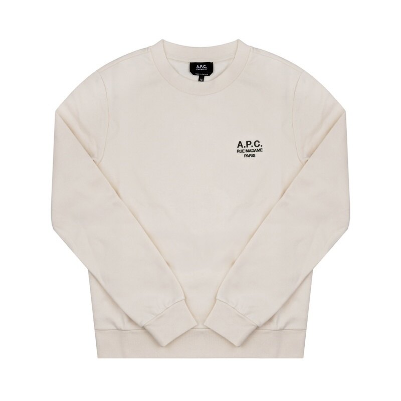 아페쎄 COHBV M27913 ALJ ECRU/KAKI 공용 맨투맨 - A.P.C.