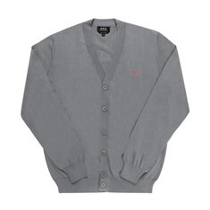 아페쎄 COGDK H22229 PLA HEATHERED GREY 남성 가디건 썸네일 1