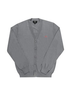 아페쎄 COGDK H22229 PLA HEATHERED GREY 남성 가디건 썸네일 2