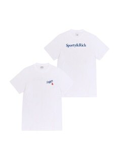 스포티앤리치 TO043627666WH01 WHITE 공용 반팔티 썸네일 2