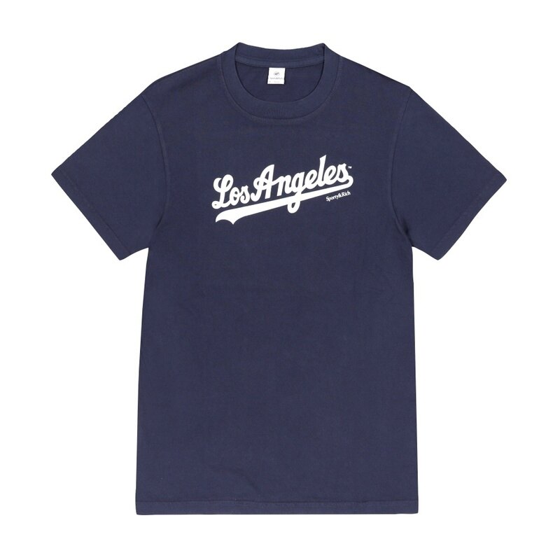 스포티앤리치 TO043627667BL106 DARK NAVY 공용 반팔티 - Sporty & Rich