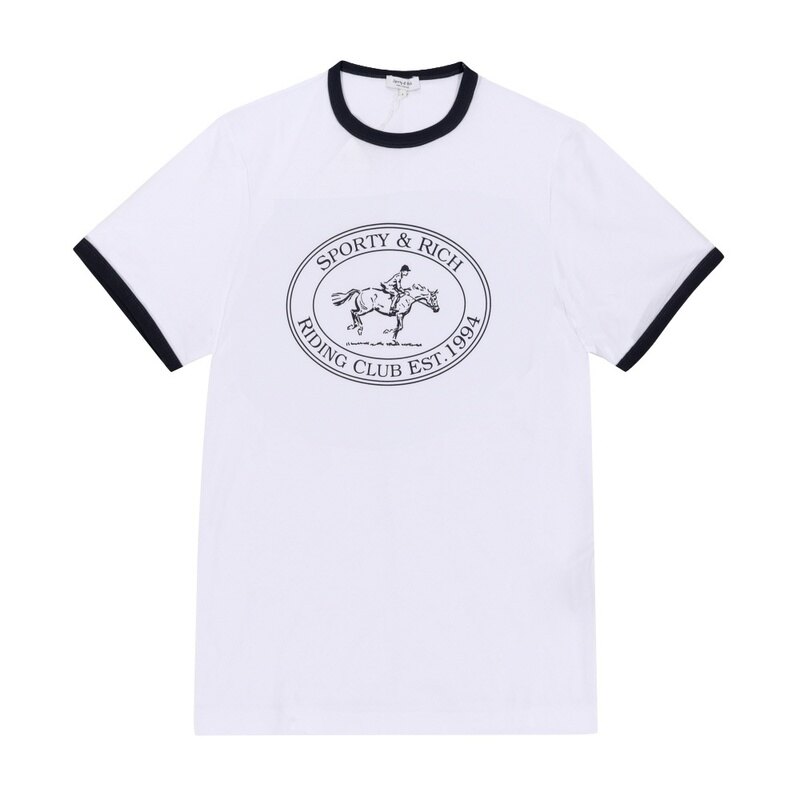 스포티앤리치 TO073612244WH01 WHITE 공용 반팔티 - Sporty & Rich
