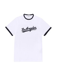 스포티앤리치 TO073627667WH50 WHITE/DARK NAVY 여성 반팔티 썸네일 2