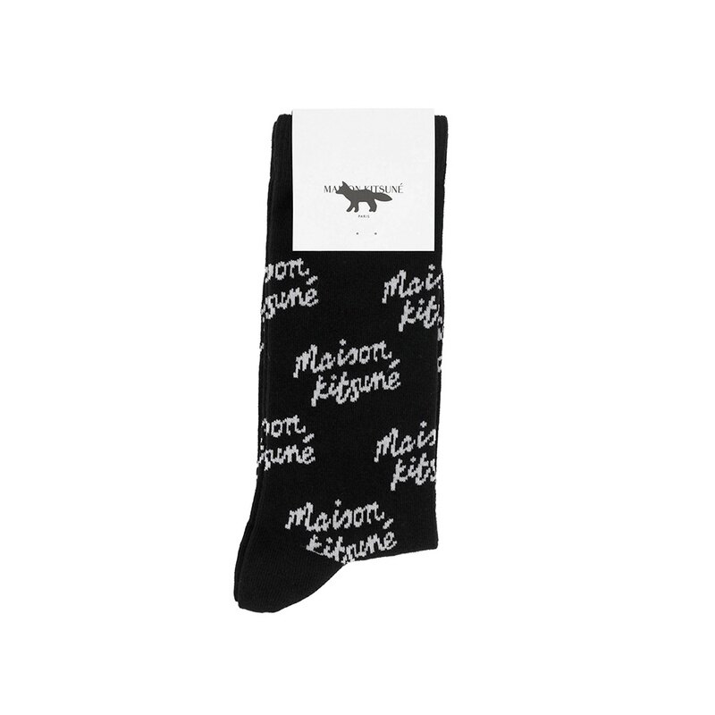 메종키츠네 NM06440KT0014 P199 공용 양말 - Maison Kitsune