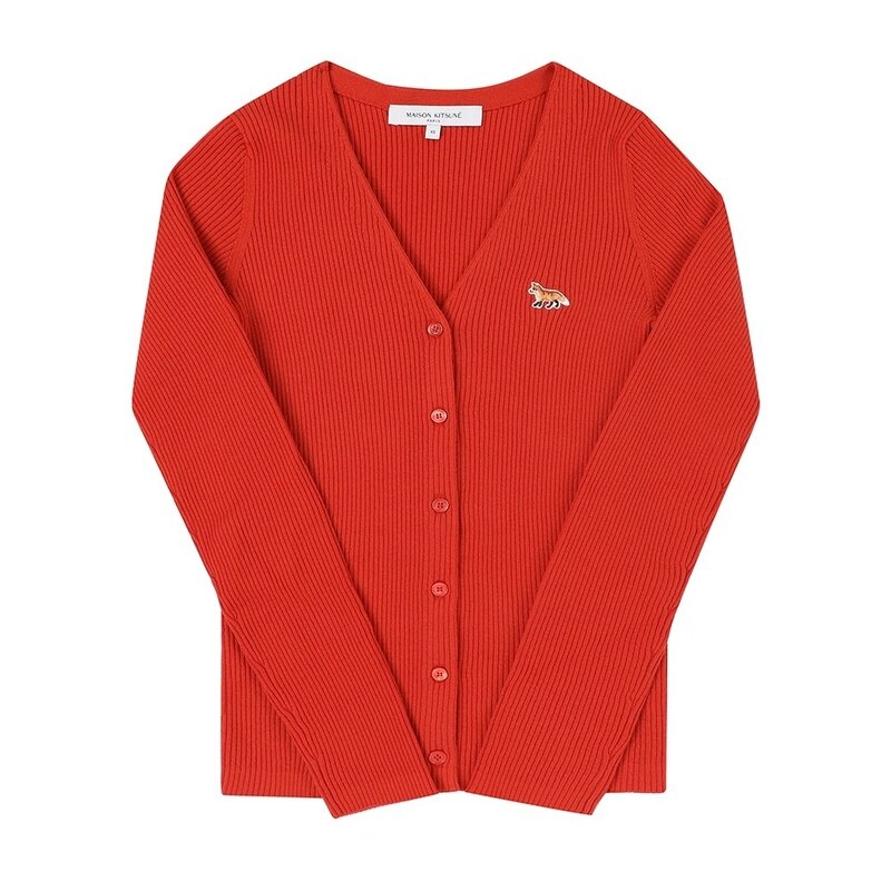 라프리마 메종키츠네 NW00507KT1091 P653 여성 가디건 - Maison Kitsune