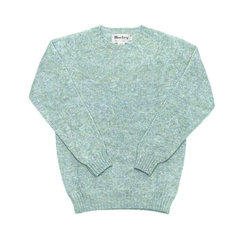 할리오브스코틀랜드 M3834 7 SHAGGY SEAGLASS 남성 니트 - Harley of Scotland