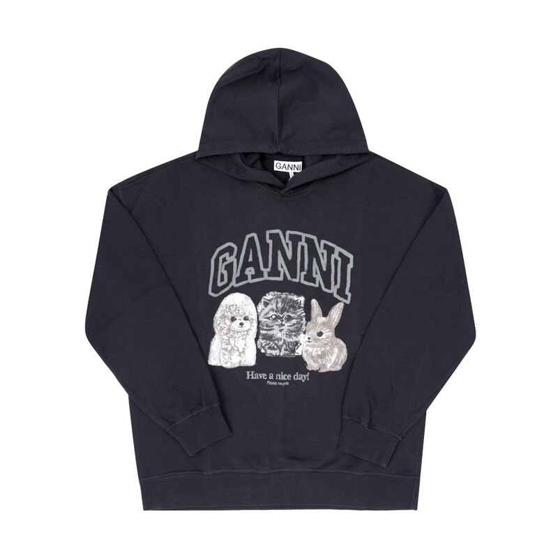 가니 T4270 252 여성 후드티 - Ganni