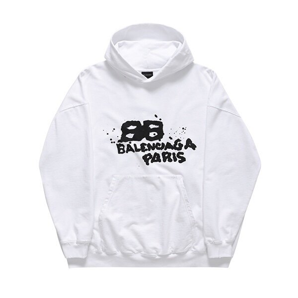 발렌시아가 620947 TNVQ1 9040 여성 후드티 - Balenciaga