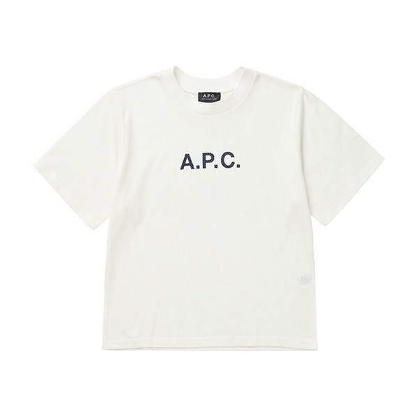 라프리마 아페쎄 COGAF F26179 AAD ECRU 여성 반팔티 - A.P.C.