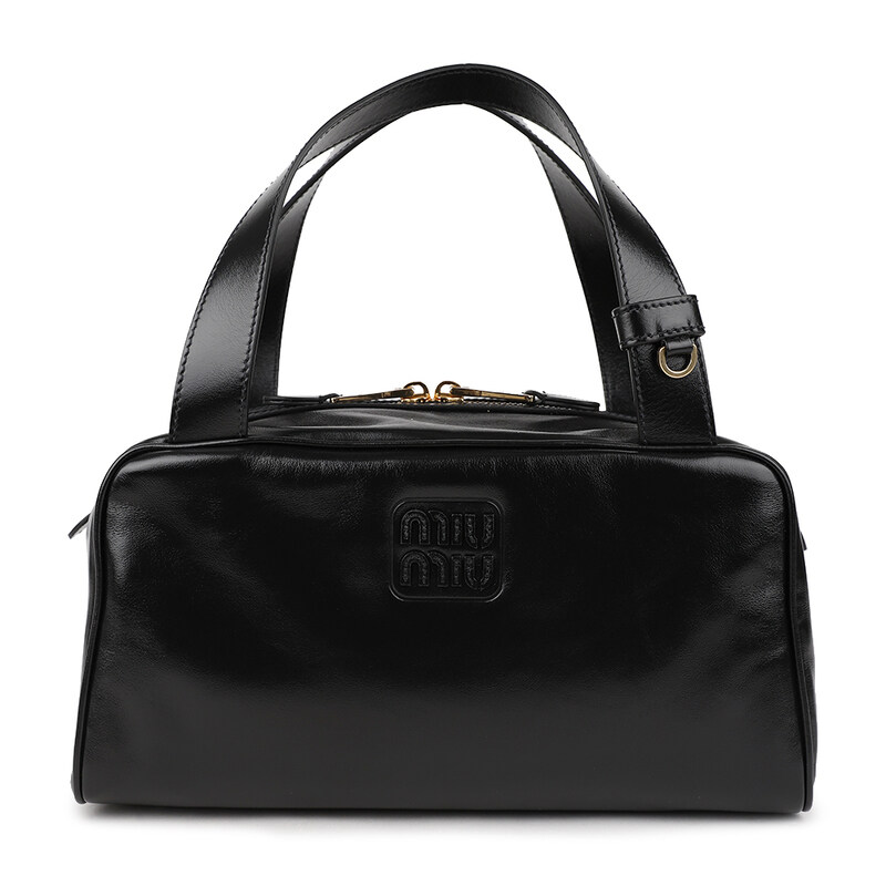 라프리마 미우미우 가죽 탑 핸들백 5BB182-2IEO-F0002-MOO - Miu Miu