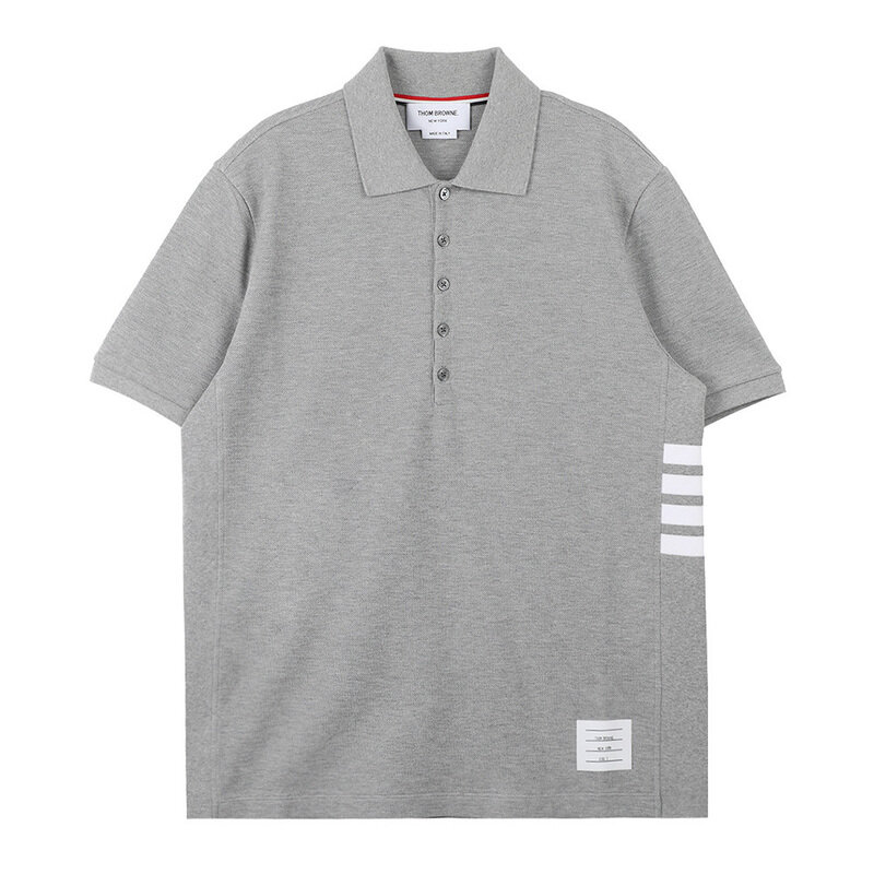 톰브라운 클래식 피케 4-바 숏 슬리브 MJP110P00050-055 - Thom Browne