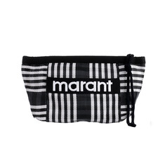 [이자벨마랑 ISABEL MARANT] PO0001FA A1X17M BKWH 여성 파우치백 썸네일 1