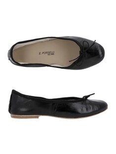 포셀리 BALLET LEATHER FLAT 95 BLACK 여성 플랫슈즈 썸네일 2