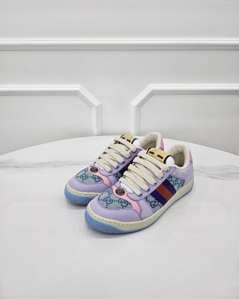[미다스] 구찌 스크리너 퍼플 멀티 스니커즈 741575 36 - Gucci