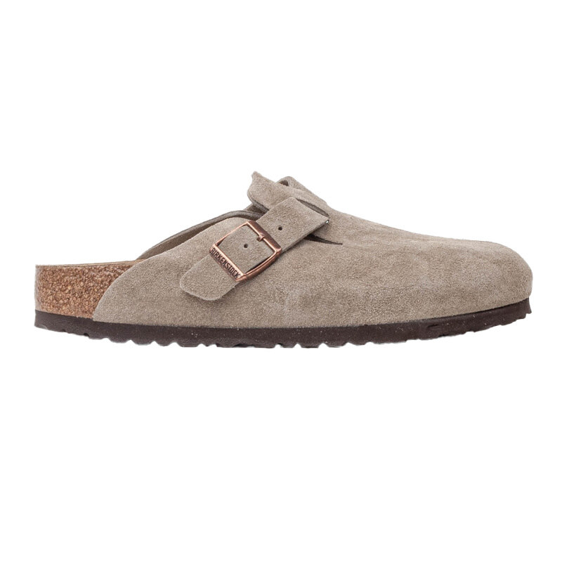 26SS 버켄스탁 보스턴 스웨이드 레더 토프 내로우 타우페 0060463 - Birkenstock