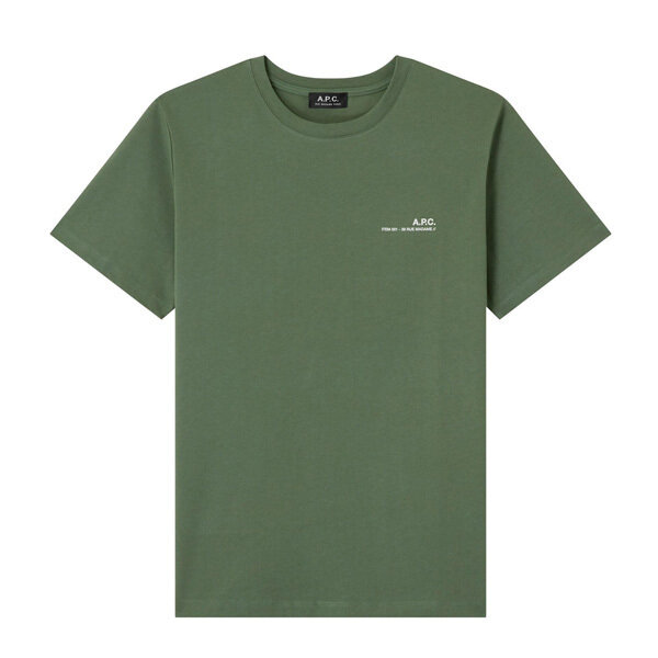 아페쎄 COFBT H26904 KAE GRAY GREEN 남성 반팔티 - A.P.C.