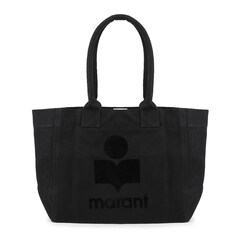 이자벨마랑 옌키 지퍼 코튼 로고 토트백 PM0062FA-A1X18M-01BK 썸네일 1
