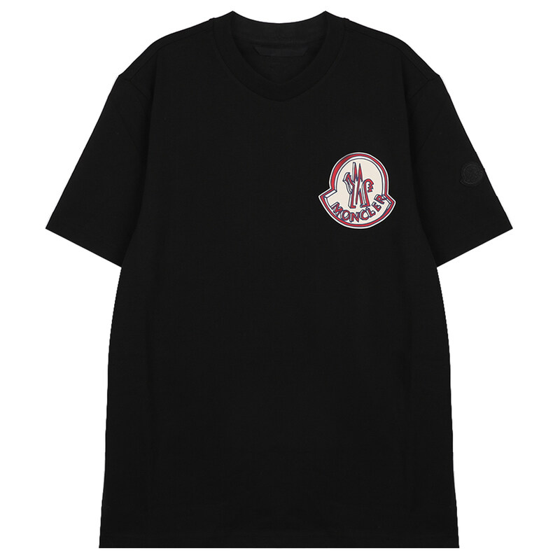 몽클레어 로고 코튼 저지 티셔츠 8C00034-89B8U-999 - Moncler