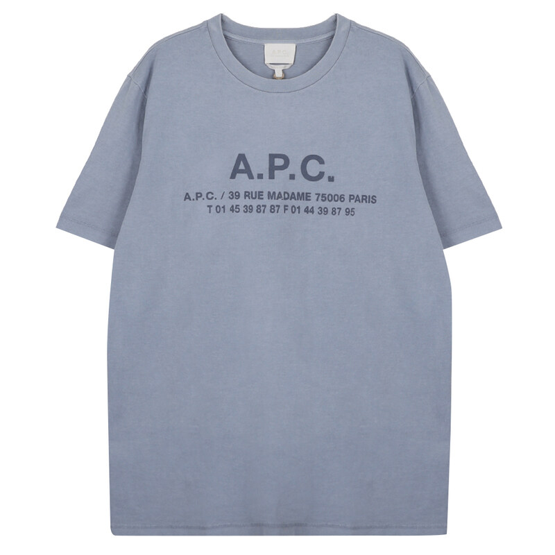 라프리마 아페쎄 아드레세 반팔 티셔츠 COHBS-H26570-IAB - A.P.C.