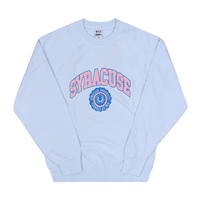 와일드동키 FR-SYRACUSE ESW LIGHT BLUE 공용 맨투맨 - Wild Donkey