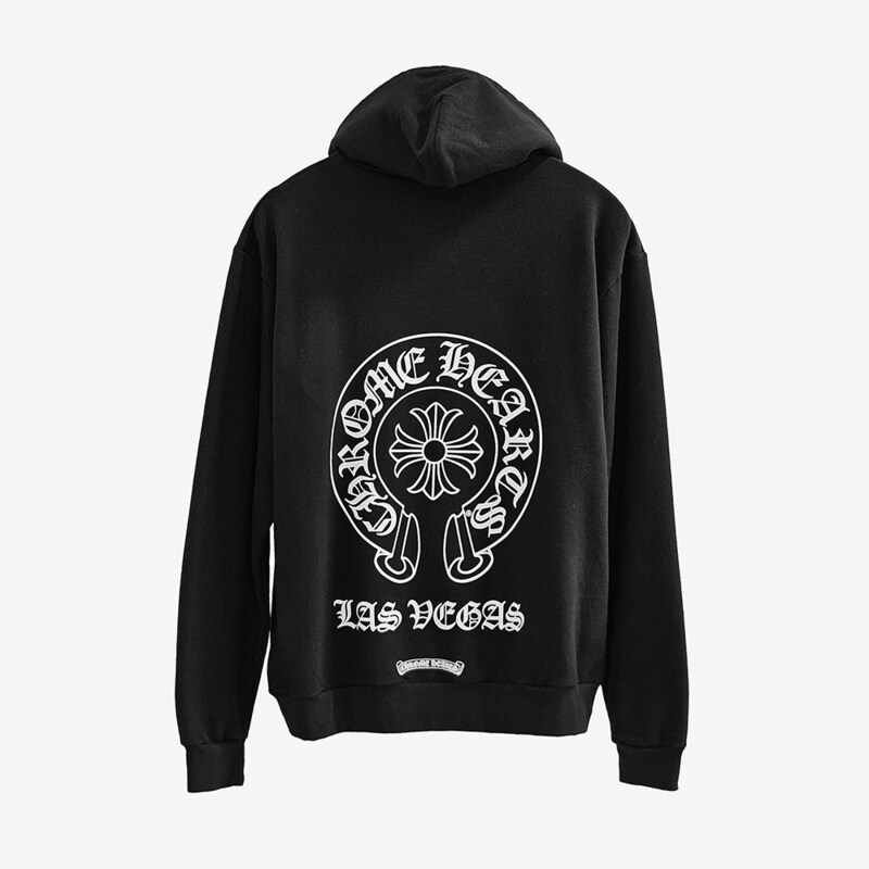 크롬하츠 라스베가스 후드티 L사이즈 블랙 9UPDUTIC - Chrome Hearts