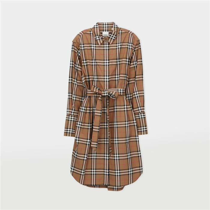 버버리 IVERY 아이베리 체크 셔츠 원피스 80843091 - Burberry