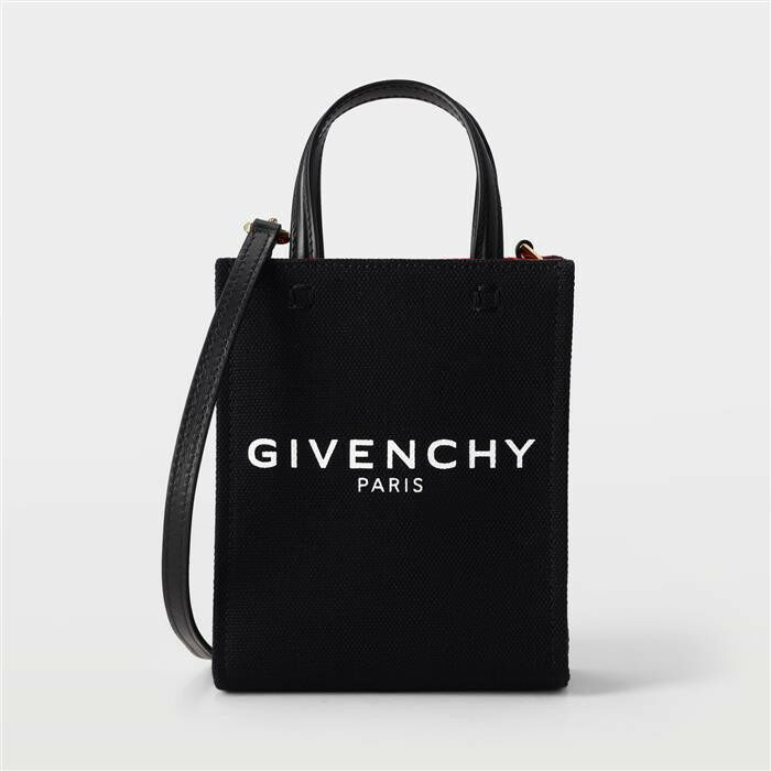지방시 버티컬 캔버스 토트백 미니 BB50R9B1F1 001 - Givenchy
