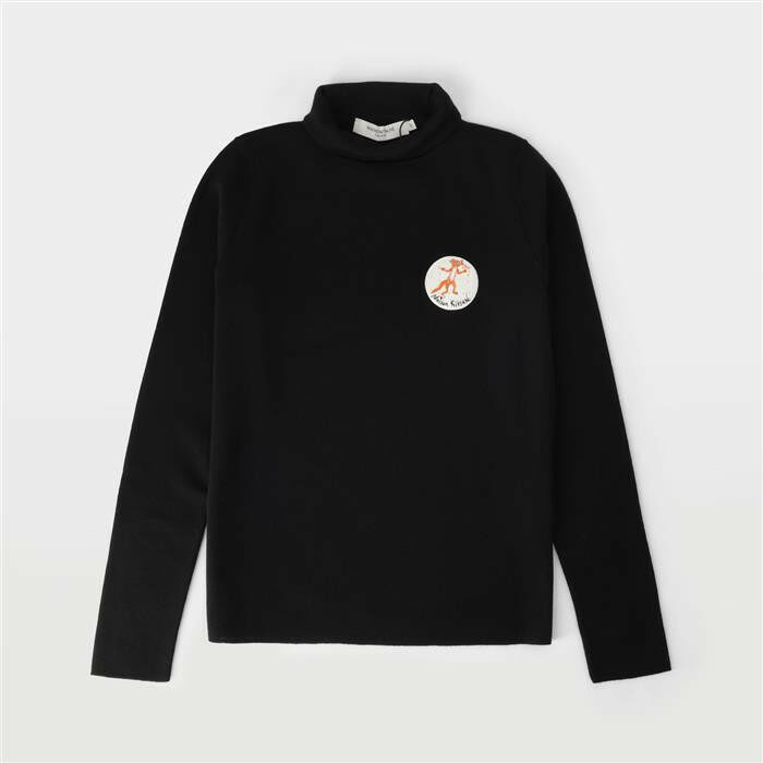 메종키츠네 올림피아 르탕 플라워 폭스 하이넥 니 JW00573KT1036 P199 - Maison Kitsune