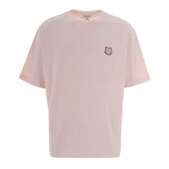 메종키츠네 볼드 폭스 헤드 오버사이즈 티셔츠 반팔 PM00109KJ0119 0448 - Maison Kitsune