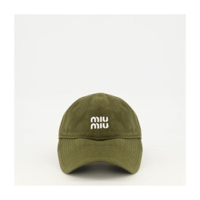 미우미우 데님 베이스볼 캡 5HC369 2CR1 F0L24 - Miu Miu
