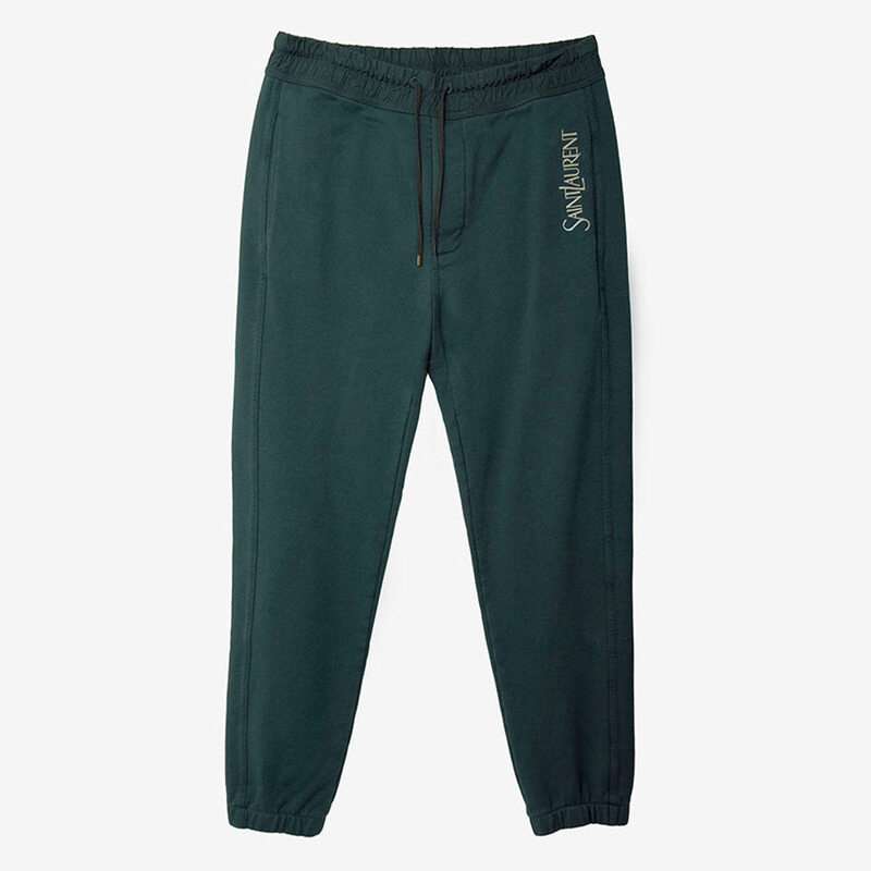 [어포드] [M] 생로랑 736739 청록 남성 트레이닝 팬츠 8WYFHZN2 - Saint Laurent
