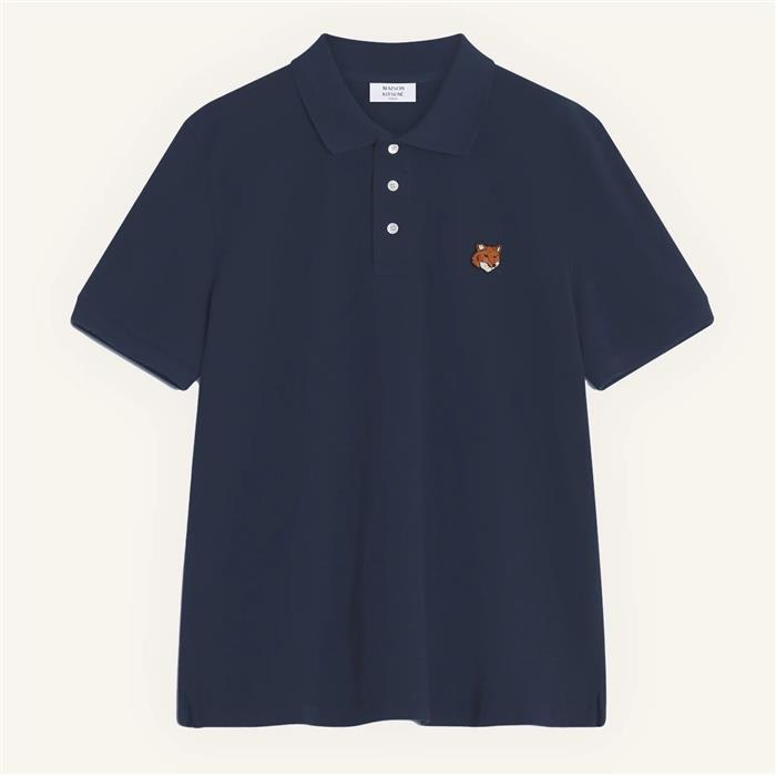 메종키츠네 PM00209KP0002 Classic Navy 폭스 레귤러 반팔티셔츠 - Maison Kitsune
