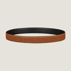 [더럭스] 에르메스 리버서블 벨트 100 블랙/골드 은장 무광 32mm H073967 썸네일 6