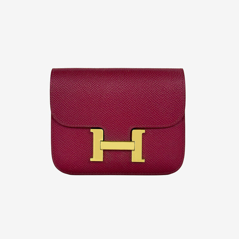 에르메스 콘스탄스 반지갑 버건디 (B) HEB041424 - Hermes