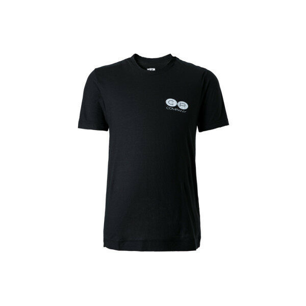 15주년 로고 프린트 티셔츠 블랙 04CMTS199A 999 - CP company