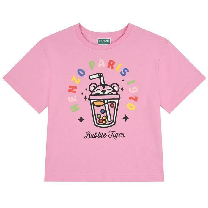 26SS 겐조키즈 버블타이거 핑크 K61769 47F - Kenzo