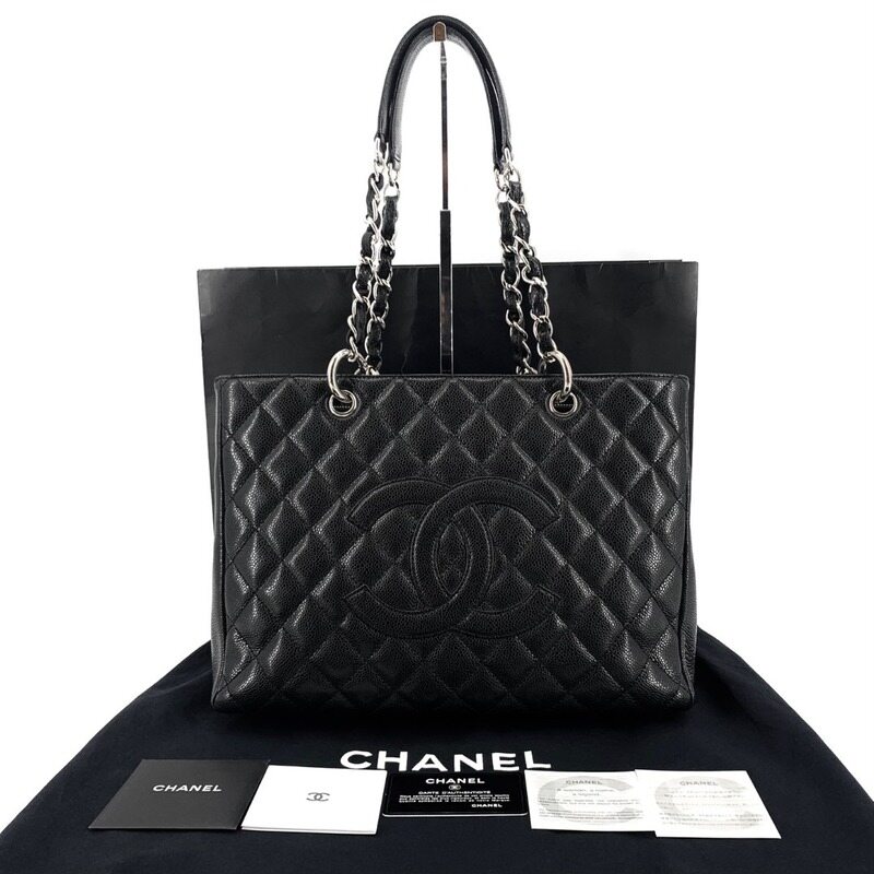 샤넬 캐비어 그랜드샤핑 숄더백 - Chanel