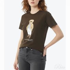 폴로랄프로렌 26SS 폴로 베어 프린트 반팔 티셔츠 211A96599001 썸네일 1